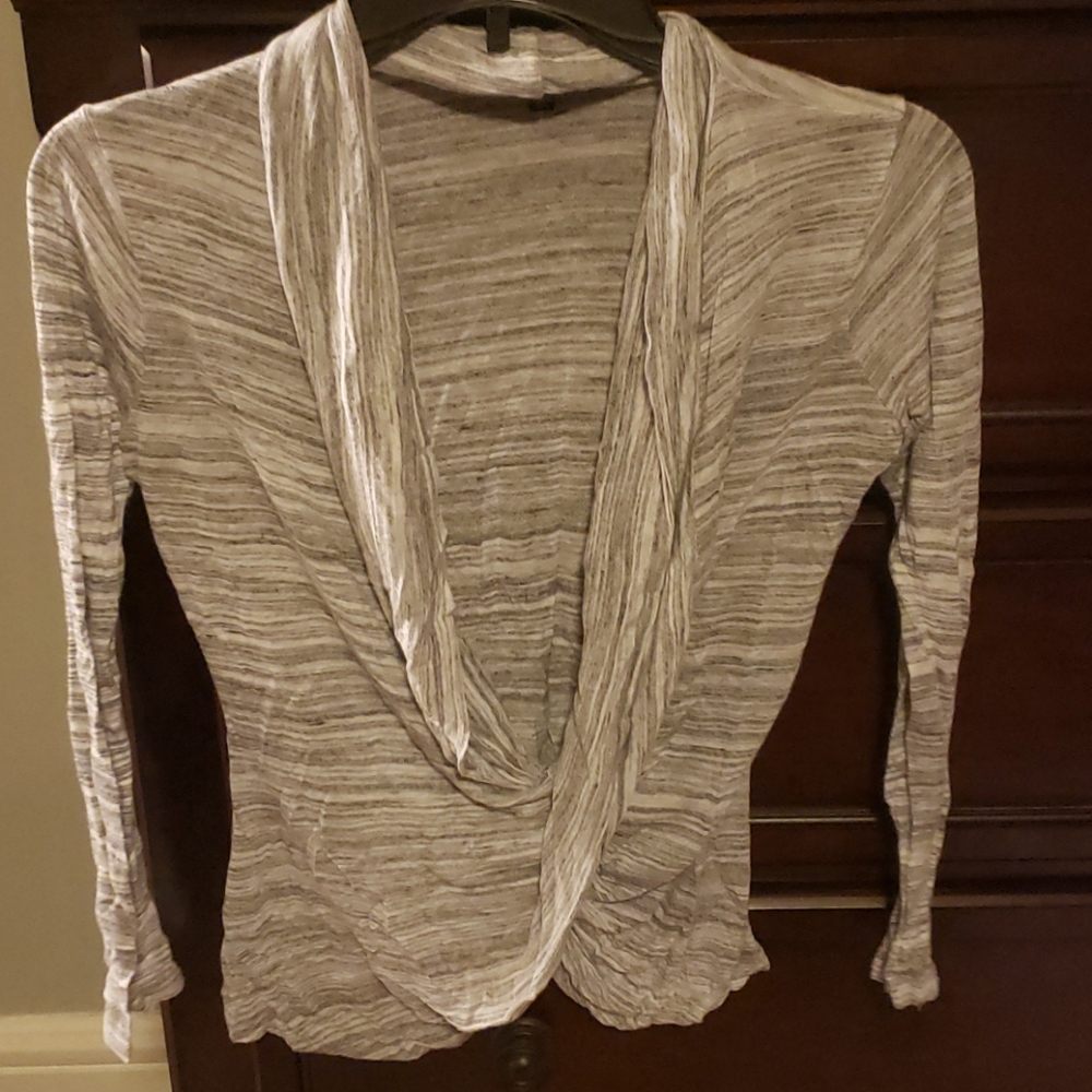 Striped long sleeve shirt